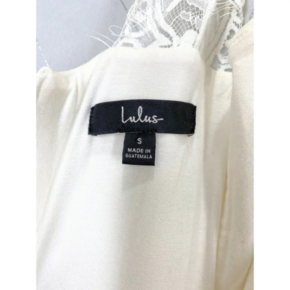 Lulu's Chic Antique White Lace Back Skater Dress $60 - Picture 15 of 16